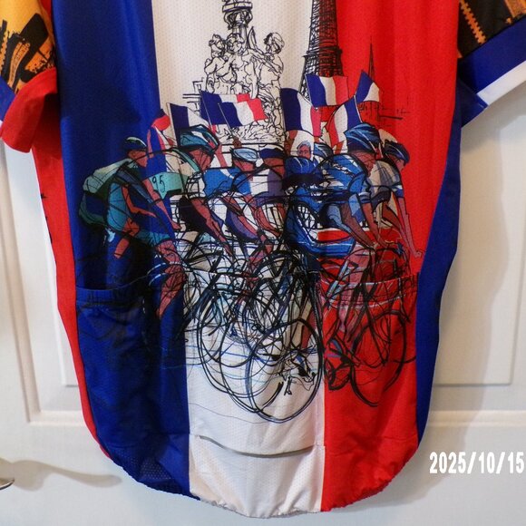 WEIMOSTAR MEN'S BICYCLE SHORT SLEEVE FULL ZIPPERED CYCLING CLUB JERSEY - Picture 5 of 7